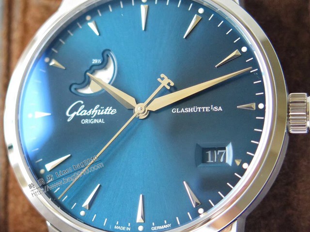 格拉蘇蒂原創議員大日曆月相腕表 Glashütte Original男士腕表  gjs1741